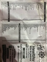 Desi Diet menu 1