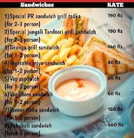 PR Sandwich Tadka menu 1