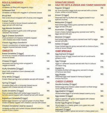 Bomchi menu 