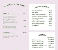 Meadows Bistro menu 2