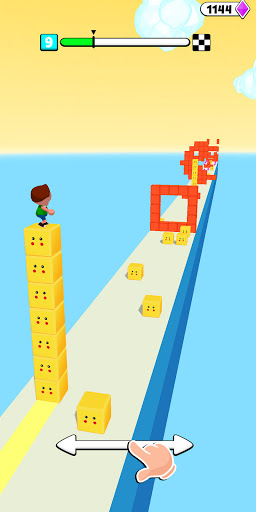 Block Surfer 3D: Stack Cube Surfer - Fun Run Game