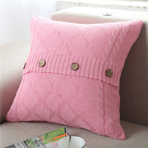 Title 6, Cotton knitted car pillowcase for a comfortable...