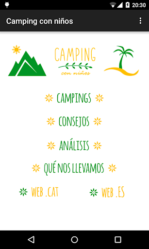 Camping con niños