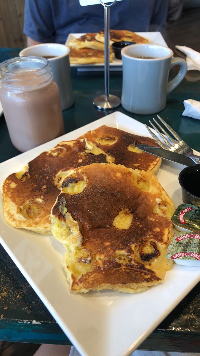 Banana pancakes. Taste: 4/5