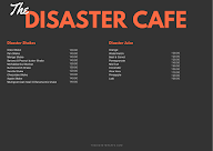 The Disaster Cafe menu 4