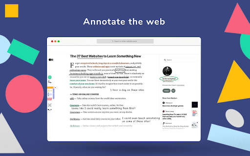 Spade: Draw on and Annotate the Web & PDFs