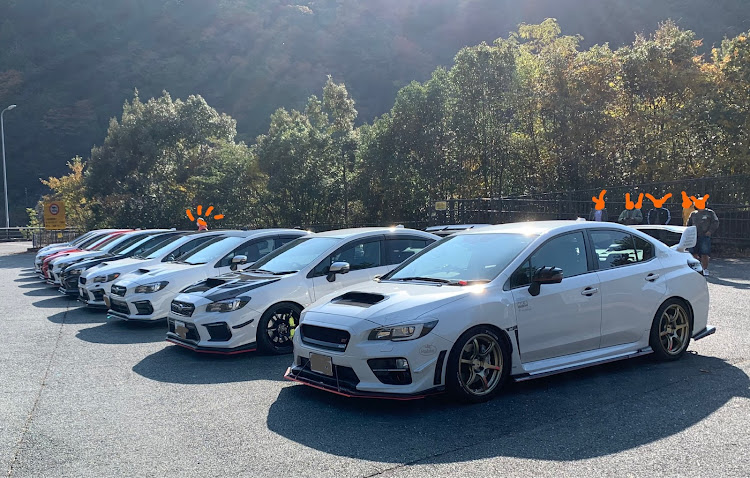 WRX STIの老人クラブ銀狼改、秋季生存確認ツアー・サラダパン買い占め・VAB前期型友の会・ポタキン？に関するカスタム事例の投稿画像2枚目
