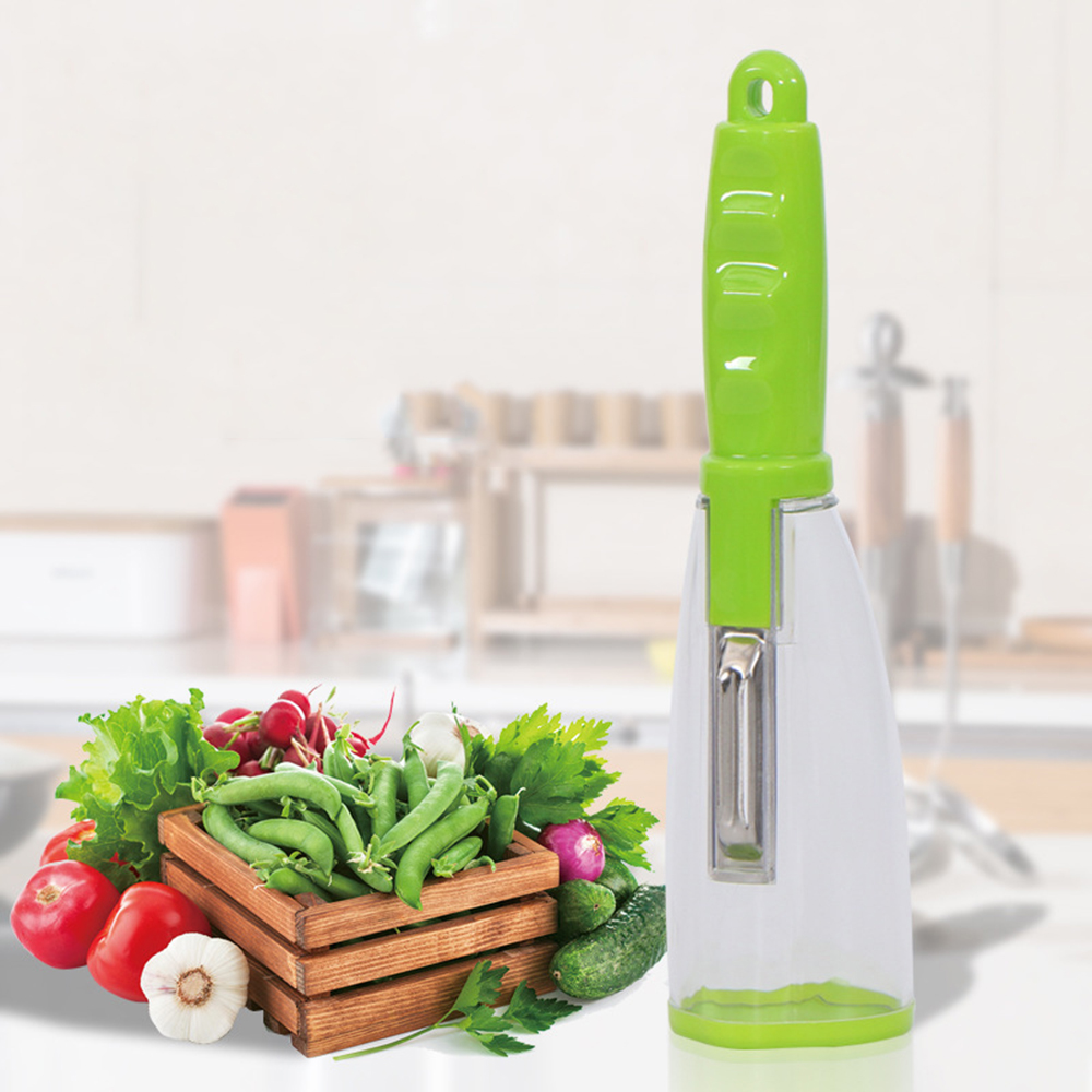 Stainless Steel Storage Peeler With Container For Fruits And Vegetable Use