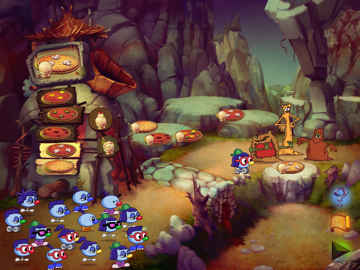   Zoombinis- หน้าจอ 