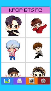 Download Kpop BTS Pixel Coloring Art By Number - Apps on Google Play