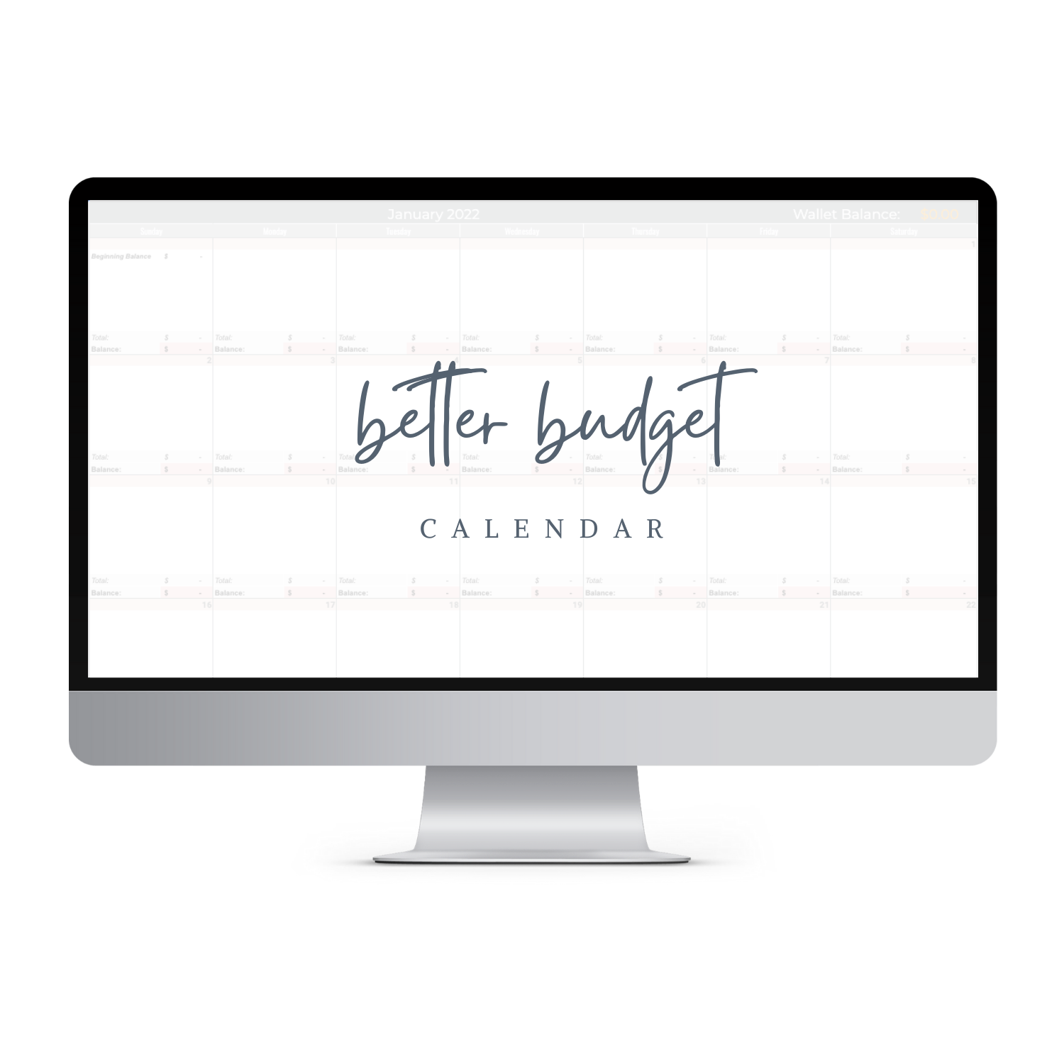 The Better Budget Calendar System