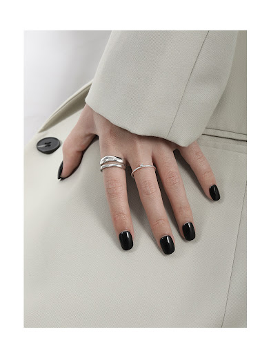 Title 2, S925 Round Bead Thin Line Ring for Women, Niche...