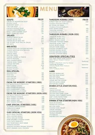 The global huts menu 5