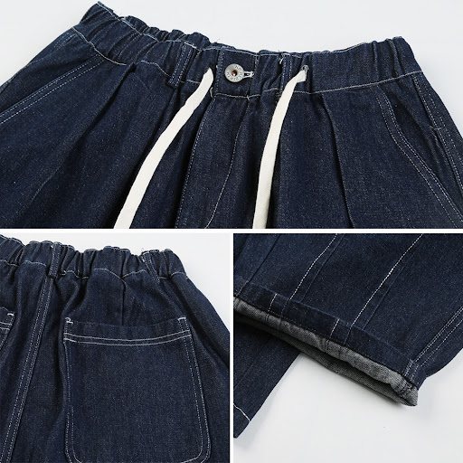 Title 4, Mens loose tapered wide leg cargo jeans. Comfo...