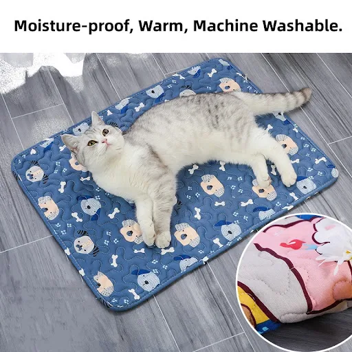 Pet Blanket Dog Bed Soft Mat Cat Sleeping Mats Summer Cooling Mat for Small Medium Dogs Breathable Cushion Machine Washa