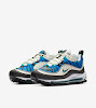 womens air max 98 radiant emerald blue nebula