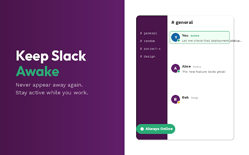 Keep Slack Awake screenshot 1