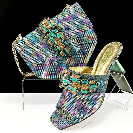 Title 8, Womens Shoes And Bag Set, Camouflage Fabric, D...