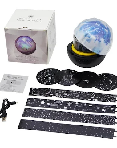 Sterrenhemel Nachtlampje Planeet Ma - 2