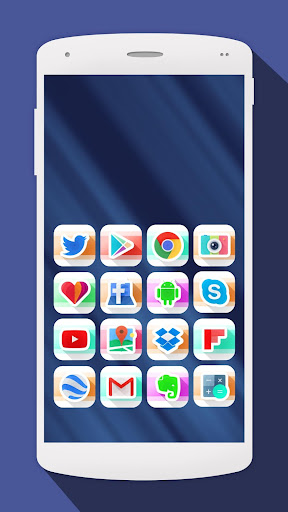 Swirl White Icon Pack