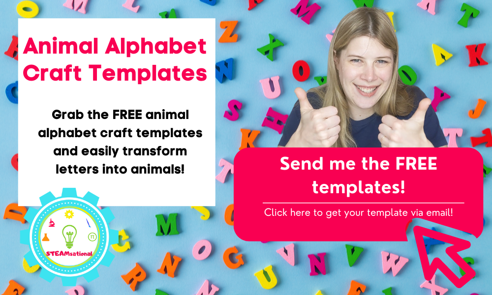 animal alphabet craft templates