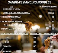 Sandra's Dancing Noodles menu 2
