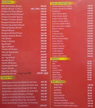 HBH Hyderabadi Biryani House menu 4