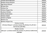 Donne Biriyani Kendra menu 1