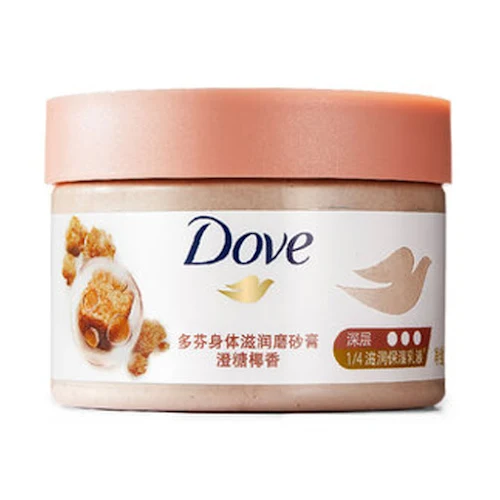 Tẩy Da Chết Dưỡng Ẩm Toàn Thân Dove Đường Nâu &Hương Dừa 298g