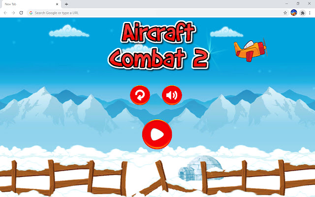 Aircraft Combat 2 Game chrome extension