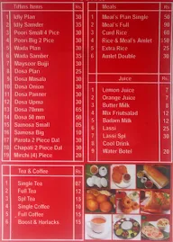 Dasti Hotel menu 1