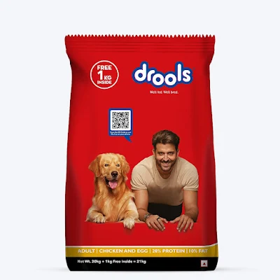 Drools Dog Food - Chicken & Egg, Adult - 1.2 kg