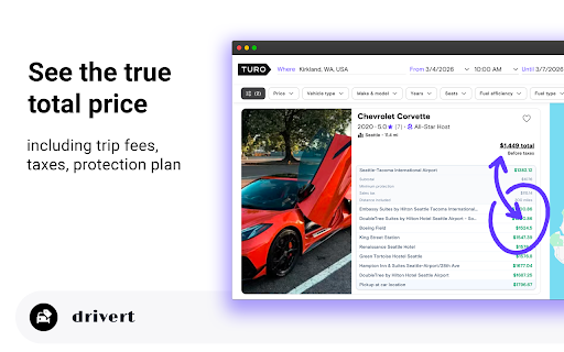 Drivert - Price Checker for Turo screenshot 2