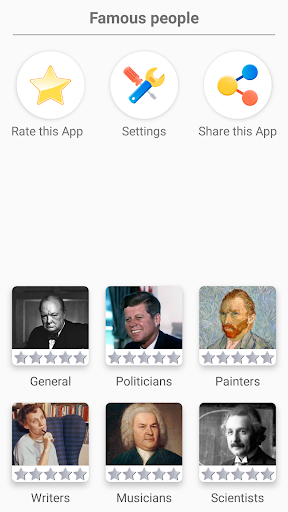 Screenshot Famous People - History Quiz a