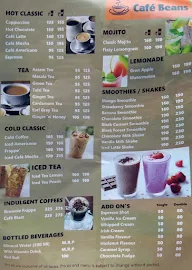 Cafe Beans menu 1