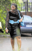 Shauwn Mpisane leaves the Pinetown Regional Court in this file photo.