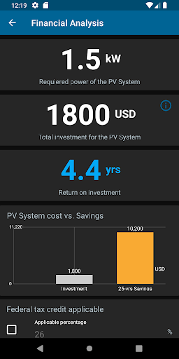 Screenshot Solar Home - PV Solar Rooftop