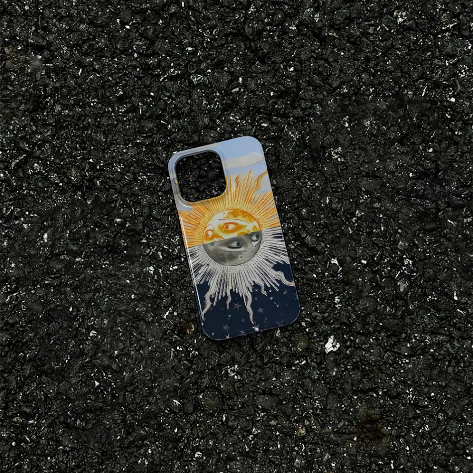 Day And Night Sun Feilin magnetna futrola dva u jedan za telefon. Dan i noć zaštita, bežično punjenje, postolje i elegantan dizajn.