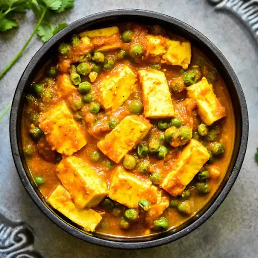 Matar Paneer.