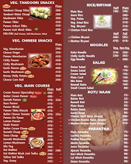 Chawlas 2 Since 1960 menu 2