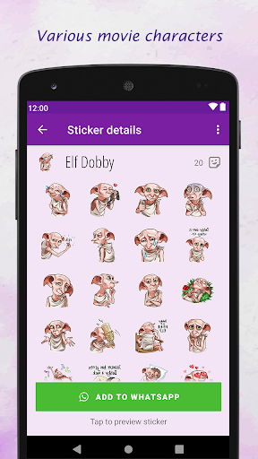 Movie Stickers for Whatsapp