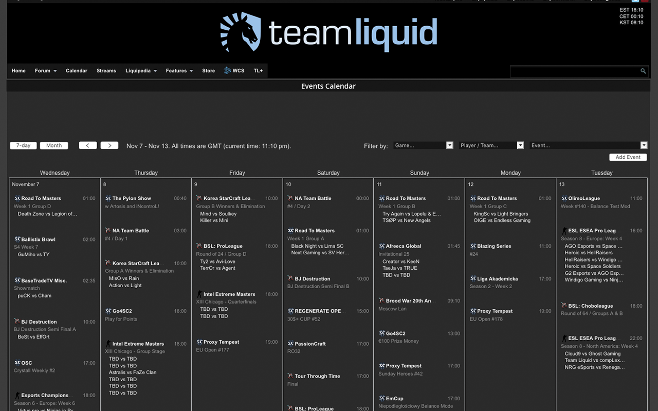 Teamliquid.net - Dark Theme Preview image 5