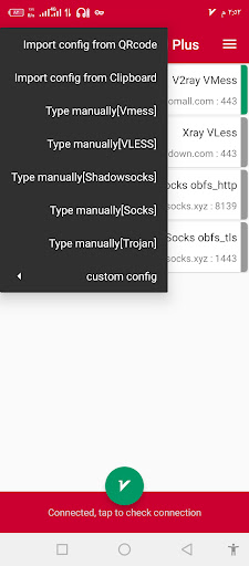 Screenshot V2ray Tunnel Plus