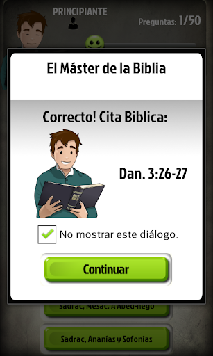 El Master de la Biblia Trivia screenshots 4