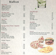 The Delizia menu 1