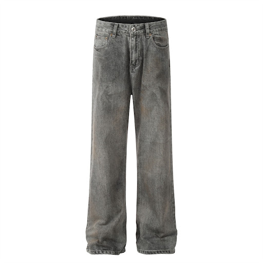 Title 7, American Retro Distressed Straight Jeans for wo...