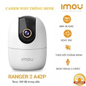 [Camera Wifi Imou] Camera Xoay 360 2M 4M Imou Ranger2 A42 A42P - A22Ep Trong Nhà Chính Hãng, Bảo Hành 24 Tháng