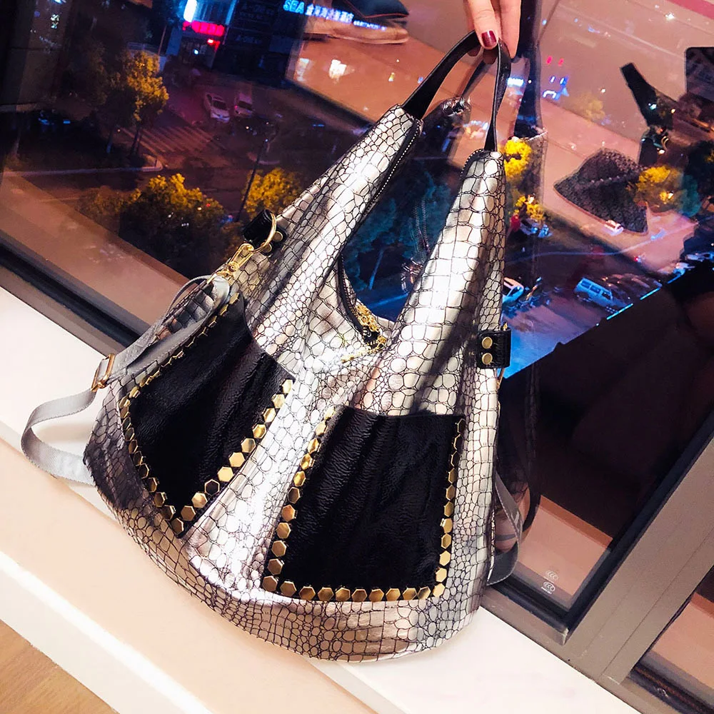 Title 2, Sac à bandoulière tendance à clous et sequins, ...