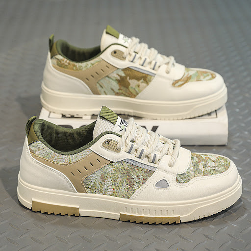 Title 4, Height Increasing Leisure Leather Board Shoes B...