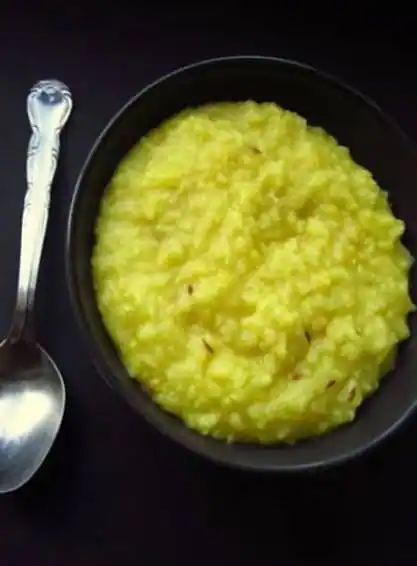 Plain Khichdi With Pinch Of Salt